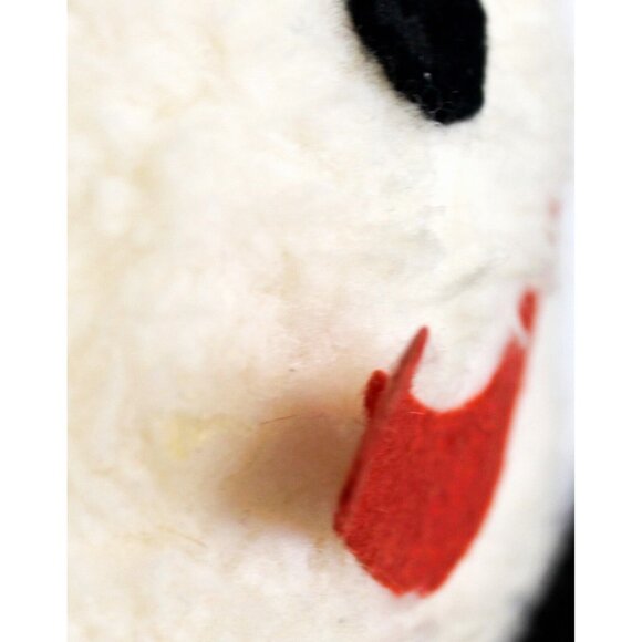 Vtg Rare Parisi Creations 24" Plush Snowman Christmas Holiday Decor Black Hat - Picture 10 of 12